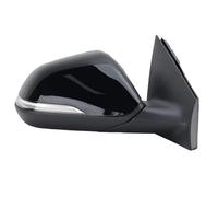 Retrovisor Lateral De Coche Completo Para Hyundai Para Sonata Para Novena Generación 2015-2017 Conjunto Espejo Puerta 8 Pines Lado Ala Plegable Manual Negro(1pc right)
