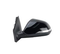 Retrovisor Lateral De Coche Completo Para Hyundai Para Sonata Para Novena Generación 2015-2017 Conjunto Espejo Puerta 8 Pines Lado Ala Plegable Manual Negro(1pc left)