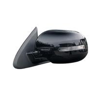 Retrovisor Lateral De Coche Completo Para Outlander 2013 2014 2015 2016 2017 2018 2019 2020 Conjuntos Espejo Retrovisor Puerta Exterior Coche Izquierda Derecha(Black-Left)