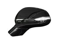 Retrovisor Lateral Para Hyundai Para Santa Para Fe IX45 2019-2024 Conjunto Espejo Retrovisor Lateral Ala Puerta Automática 6 Pines Y 8 Pines Espejo Retrovisor(10pin l blk)