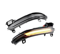 Retrovisor LED Dinámico Luz Intermitentes LED Dinámicos Para Espejos Laterales Para Serie 1 2 3 4 X1 F20 F30 F31 F32 F33 F34 F36 E84 I3 Intermitente Dinámicas(White)