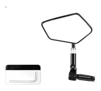 Retrovisor Manillar Telescópico Ángulo Retrovisor Manillar Telescópico | completo 360 grados, ajuste sin puntos ciegos, seguridad para máxima en ruta, vidrio óptico claro(JY-0308-L)