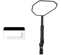 Retrovisor Manillar Telescópico Ángulo Retrovisor Manillar Telescópico | completo 360 grados, ajuste sin puntos ciegos, seguridad para máxima en ruta, vidrio óptico claro(Y-0503)