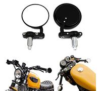 Retrovisor moto Espejos de de barra universales de 7/8", ovalados manillar moto para manillar de motocicleta para Scooter Cruiser Chopper Street Bike