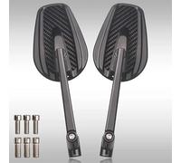 Retrovisor motocicleta M8 M10 Fibra De Carbono Aleación Aluminio Espejo Retrovisor Para Motocicleta Lateral Convexo Universal Scooter Cruiser Accesorios