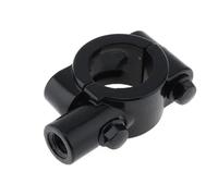 Retrovisor Motocicleta Para Abrazadera Montaje Espejo Motocicleta Adaptador Soporte Visión Trasera Negro Manillar 7/8" 22mm 25mm Rosca 10mm 8mm Retrovisores Laterales(Black-25mm-M8)