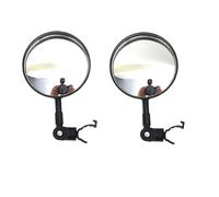 Retrovisor Motocicleta Para Bicicleta Eléctrica Universal Espejo Convexo Gran Angular De Cristal Espejos Laterales Para Motocicleta Retrovisores Laterales(2pcs Side Mirror 8cm)