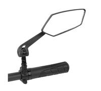 Retrovisor Motocicleta Para Espejo Retrovisor De Bicicleta Montaña Reflector Ajustable Eléctrico Plano 360 grados Ciclismo Marcha Atrás Retrovisores Laterales(Right black)