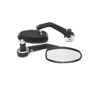 Retrovisor Motocicleta Para Royal Para Enfield Bullet/Meteor/Classic 350 500 Interceptor 650 Espejos Retrovisores Aluminio Manillar Motocicleta Retrovisores Laterales(Silver-Blue Mirror-R)