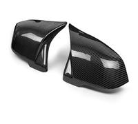 Retrovisor Para BMW F20 F21 F22 F23 F30 F31 F32 F36 X1 E84 F87 M2 2 Uds Auto Car Vista Trasera Espejo Lateral Cubierta Embellecedora(Carbon Grain Black)
