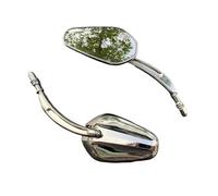 Retrovisor Para Harley Para Davidson Dyna 1984-2005 2006 2007 2008 2009 2010 2011 2012 2013 2014 Espejo Retrovisor Piezas De Motocicleta(Silver)