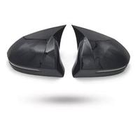 Retrovisor Para Hyundai Tucson NX4 2021 2022 2 Uds Espejo Retrovisor Carcasa Espejo Lateral ABS Diseño Cuerno Toro Cubierta Protectora Suministros Coche(Glossy black)