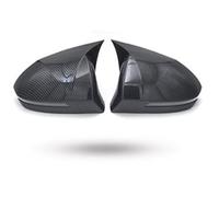 Retrovisor Para Hyundai Tucson NX4 2021 2022 2 Uds Espejo Retrovisor Carcasa Espejo Lateral ABS Diseño Cuerno Toro Cubierta Protectora Suministros Coche(Carbon fiber)