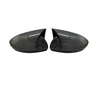 Retrovisor Para Renault Para MEGANE 4 MK4 2016-2020 2 Piezas Cubiertas De Espejo De Coche Tapas De Espejo Retrovisor Cubierta Negro Brillante Accesorios(Carbon fiber pattern)