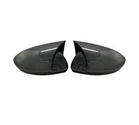 Retrovisor Para Renault Para MEGANE 4 MK4 ABS Cubiertas Espejo Ala De Murciélago De Plástico Tapas Funda Para Espejo Retrovisor Accesorios Para Coche(Carbon fiber pattern)