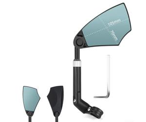Retrovisor Scooter 105mm Visión Clara Posterior Retrovisor | Lado derecho, rotación total, visión trasera, montaje seguro, diámetro compatible(Right)