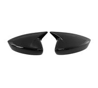 Retrovisor Tapa 1 Par Carcasas Espejos Retrovisores Exteriores De Coche Para Mazda CX30 2020-2023 Cubierta Lateral Color Negro Brillante, Reemplazo Carcasa