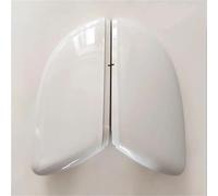 Retrovisor Tapa 1 Par Carcasas Espejos Retrovisores Para VW Para Golf 6 Para MK6 Para GTI R20 Para Touran 2011-2015 Tapa Cubierta Espejo Retrovisor Exterior(BLANCO)