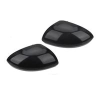 Retrovisor Tapa Carcasa Del Espejo Retrovisor Para Clio Para MK5 2019-2025 Reemplazo De Tapas De Repuesto Cubierta Lateral Puerta, Color Negro/blanco(Primed Black,Un par)