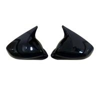 Retrovisor Tapas Compatible Con Seat Para Leon 2020 2021 2022 2023 2024 Accesorios Laterales Para Tapas De Espejo Retrovisor De Repuesto(Glossy Black-Add on)