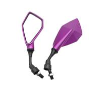 Retrovisores 1 Par De Piezas Repuesto Espejo Visor Motocicleta Scooter E-bike Auxiliar Marcha Atrás Accesorios Modificados