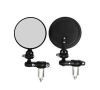 Retrovisores 2 Espejos Retrovisores Negros De 22 Mm Para Manillar Motocicleta Universales Plegables Modificados