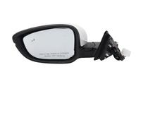 Retrovisores Completos Para Accord 2018-2022 Señal De Giro Calefactable Plegable Manual Advertencia Punto Ciego Montaje Espejo Lateral Coche 8 Cables Side View Mirror(8wires left)