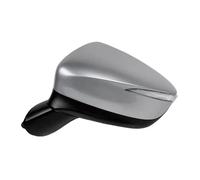 Retrovisores Completos Para Mazda Para CX-5 CX5 2015 2016 Con Calefacción Plegable Eléctrica Monitoreo De Punto Ciego Espejo Retrovisor Lateral De Puerta De Coche Side View Mirror(9PINS-Silver-LH)