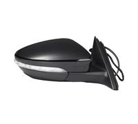 Retrovisores Completos Para VW Para Passat CC 2008 2009 2010-2018 Auto Power Climatizada Señal De Giro Plegable 9 O 13 Cables Conjunto De Espejo Lateral Side View Mirror(9 Wires Black R)