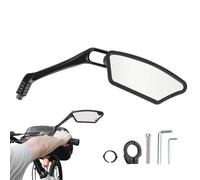 Retrovisores De Bicicleta 360 Grados Anti-Arañazos Universal Ajustable | Espejo retrovisor de manillar de cristal para fijar para bicicleta para calle carretera montaña ciudad campus parque