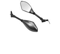 Retrovisores De Moto 2 X espejos laterales con luces de giro indicador señal espejo retrovisor motocicleta 10mm(Rear Mirrors)