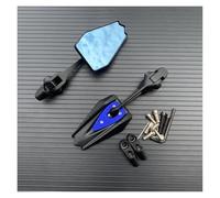 Retrovisores De Motocicleta Para Suzuki espejos laterales de motocicleta(AZUL)