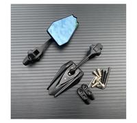 Retrovisores De Motocicleta Para Suzuki espejos laterales de motocicleta(Negro)