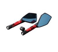 Retrovisores Espejo Retrovisor Universal De Aleación Aluminio Motocicleta Para DR350 GSX S1000 650F GSX150 B-king Burgman 125 Bandit 8 Mm 10