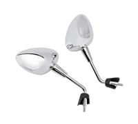 Retrovisores Espejo Visor Cromado Izquierdo Derecho Corto M8 Motocicleta Para Sprint 50 125 150