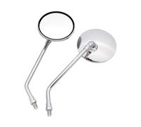 Retrovisores Espejo Visor Redondo Universal Motocicleta Para Con Rosca De 10 Mm, Espejos Laterales Traseros Para Bicicletas Eléctricas