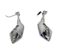 Retrovisores Espejo Visor Universal Modificado Para Motocicletas Vehículos Eléctricos Con Amplio Campo De Visión Luces Integradas