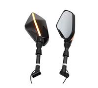 Retrovisores Espejo Visor Universal Motocicleta Para, Con Luz De Señal Giro 8 Mm 10 Para G1 125 Para 250NK 450NK 700 Para CB300R