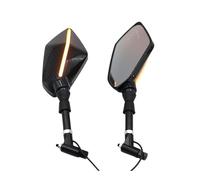 Retrovisores Espejo Visor Universal Motocicleta Para, Con Luz De Señal Giro 8 Mm 10 Para G1 125 Para 250NK 450NK 700 Para CB300R