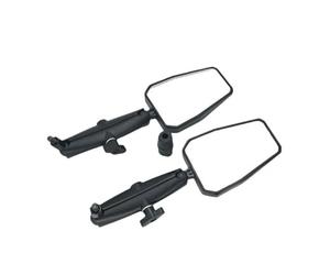 Retrovisores Espejo Visor Universal Plegable Motocicleta Para Con Rotación De 360 grados Espejos Manillar Para Motocicletas ADV Todoterreno Amplio Campo Visión