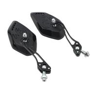 Retrovisores Espejos retrovisores para motocicletas, scooters, motos y vehículos eléctricos, visión clara, gráficos de llamas, 8/10 mm