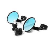 Retrovisores Espejos retrovisores redondos de 7/8" para manillar de motocicleta, retrovisores laterales para scooters y motos.