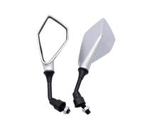 Retrovisores Espejos Visores Motocicleta Para Espejo Lateral Ajustable Para Manillar Bicicleta Gran Angular 10mm Auxiliar Marcha Atrás Eléctrica