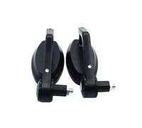 Retrovisores Espejos Visores Universales Motocicleta Para De 7/8" 22 Mm Con Mango, Espejo Lateral Para Eléctrica Deportiva