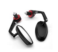 Retrovisores Laterales para Ducati 400 620 695 696 796 821 797 para Monster 998 Espejos Retrovisores Universales De Aluminio Ajustables para Motocicleta Espejos Moto(Red)