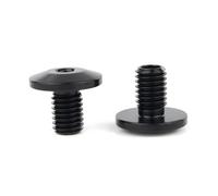 Retrovisores Laterales para Ducati para Diavel para Monster 1200/S 797 821 para Streetfighter M8x1.25 Agujero Espejo Cabezal para Tornillos Tapas Pernos Espejos Retrovisores(Black)