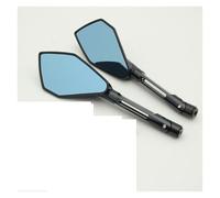 Retrovisores Laterales para Kawasaki para Z650 para Z900 para Z1000 Motocicleta Manillar De Aluminio Espejo Retrovisor Lateral Izquierdo Y Derecho Espejos Moto(Black)