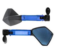 Retrovisores Laterales para Suzuki para V-Strom/para DR Serie para Skywave/para Burgman Serie/para Espejo Retrovisor Gemma De 8/10mm Espejos Moto(Blue)