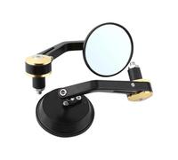 Retrovisores Manillares 1 Par De Espejos Retrovisores Redondos Universales De 7/8" para Motocicleta Manillar Y Scooter. Espejos Laterales(Yellow)