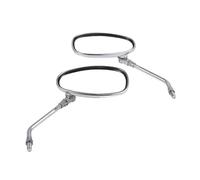 Retrovisores Manillares Espejo Retrovisor Lateral Universal Plateado De 10 Mm para Motocicleta Accesorios para Espejos Retrovisores Espejos Laterales